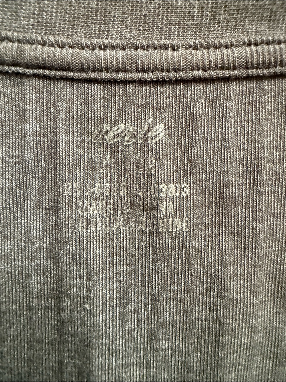 Aerie Gray Ribbed Long Sleeve Maxi Dress - Picture 2 of 4